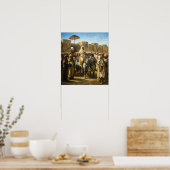 Poster Delacroix - Le Sultan Du Maroc (Cuisine)