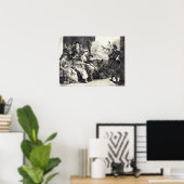 Poster Delacroix - L'Empoisonnement du Père de Hamlet (Ag (Bureau à domicile)