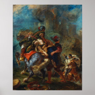Poster Delacroix - L'Enlèvement De Rebecca 1846