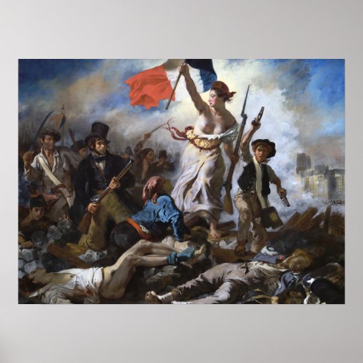 Poster  Delacroix Liberty Leading the People (Devant)