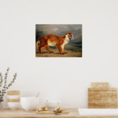 Poster Delacroix - Lioness 1832 (Cuisine)