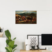 Poster Delacroix - Ovide In Scythians 1862 (Bureau à domicile)