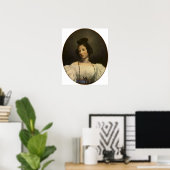 Poster Delacroix - Portrait (Bureau à domicile)