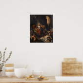Poster Delacroix - Résurrection de Lazare 1850 (Cuisine)