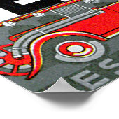 Poster Delahaye ~ Publicité automobile Vintage (Coin)