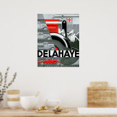 Poster Delahaye ~ Publicité automobile Vintage (Cuisine)