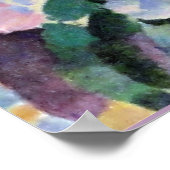 Poster Delaunay - Paysage avec disque, (Coin)