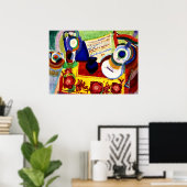 Poster Delaunay - Vie morte portugaise (Bureau à domicile)