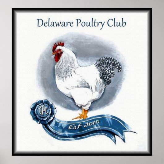 Poster Delaware Poultry Club (Voorkant)