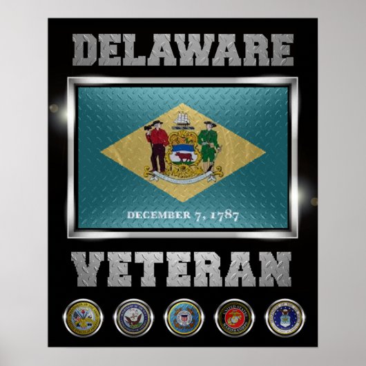 Poster Delaware Veteran (Voorkant)