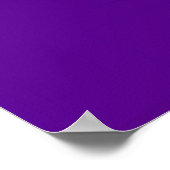 Poster d'éléphant - Silhouette noire sur violet (Coin)