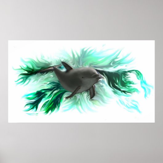 Poster Delfinbaby (Devant)