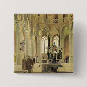 Poster Delft LNER Vierkante Button 5,1 Cm