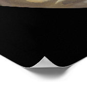 Poster Délicat Bones gothique, crâne médiéval Art Imprime (Coin)