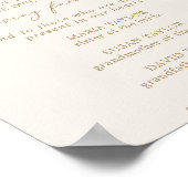 Poster Delicate Gold Cream Generations of Love Memorial (Coin)