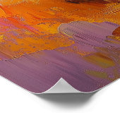 Poster Delicate Persian Kitten — Cute Pastel Art Print (Coin)