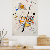 Poster Delicate Tension (1923) by Wassily Kandinsky (Cuisine)