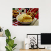 Poster Délicieuse crème glacée vanille (Bureau à domicile)