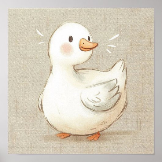 Poster Délicieuse illustration pour la chambre de bébé -  (Devant)