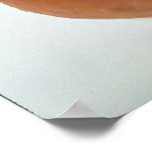 Poster Délicieuse pâte à beignets glacés (Coin)