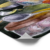 Poster Délicieux Calabrese (Coin)