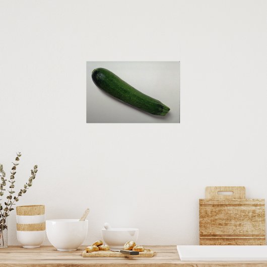 Poster Délicieux courgettes (Cuisine)