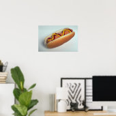 Poster Délicieux hot dog (Bureau à domicile)