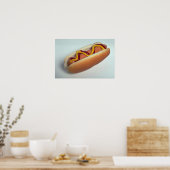 Poster Délicieux hot dog (Cuisine)