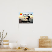 POSTER DÉLICIEUX J'AIME LA CONCEPTION DE GYMNASTICS (Cuisine)