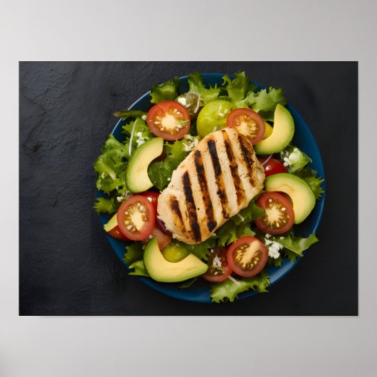 Poster Délicieux repas sain (Devant)