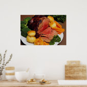 Poster Délicieux Roast beef (Cuisine)