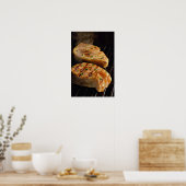 Poster Délicieux steaks Saumons sur grill (Cuisine)