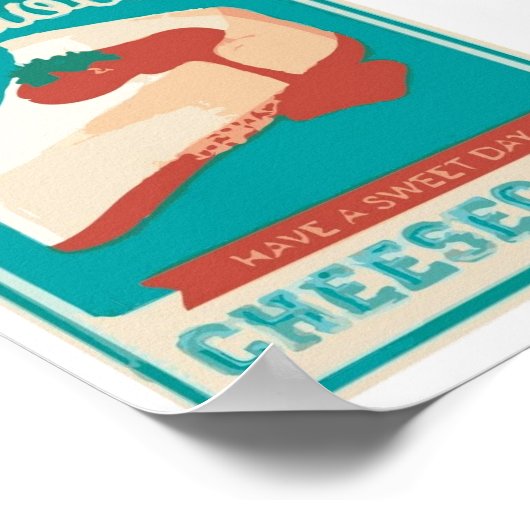 Poster Delicious Cheesecake (Coin)