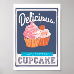 Poster Delicious Cupcake