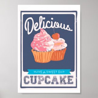 Poster Delicious Cupcake