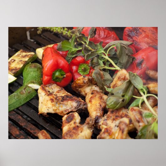 Poster Deliciuos bbq (Devant)