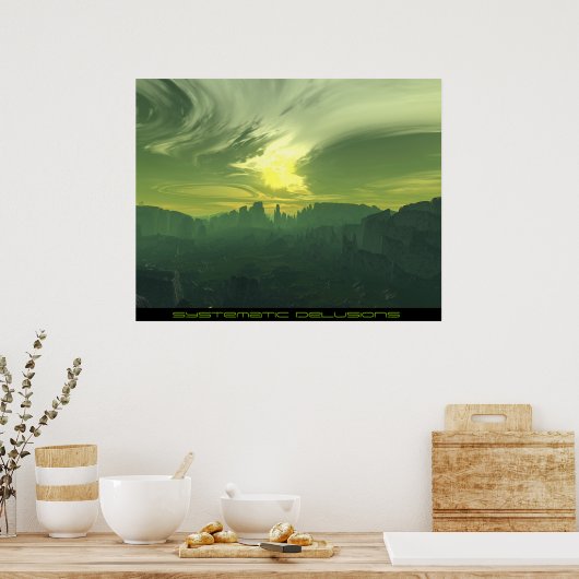 Poster Délire systématique (Cuisine)