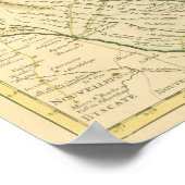 Poster Delisle. Carte de la Louisiane.... Paris, 1718 (Coin)