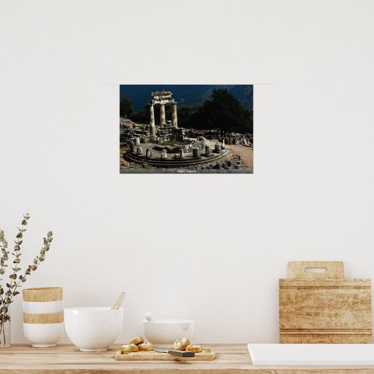 Poster Delphes, Grèce (Cuisine)