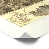 Poster Delphi, IN Panoramic Map - 1868 (Coin)