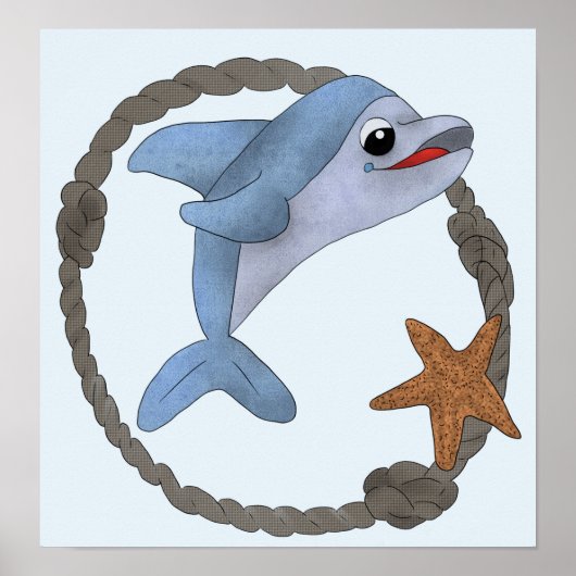 Poster Delphin (Devant)