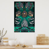 Poster Delphina Reine du Merefolk (Cuisine)