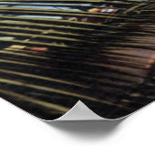 Poster Delray Beach Floride le long de la côte 1940 (Coin)