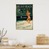 Poster DELRAY BEACH Floride-Nouvelle Originale Marilyn Mo (Cuisine)
