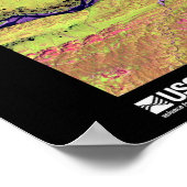 Poster Delta de la rivière Lena (Coin)