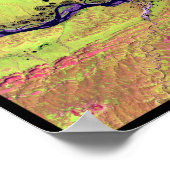 Poster Delta de Lena Russie (Coin)