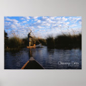 Poster Delta de l'Okavango (Devant)