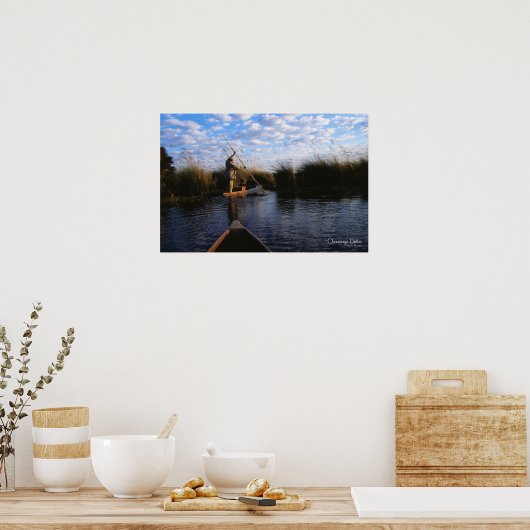 Poster Delta de l'Okavango (Cuisine)