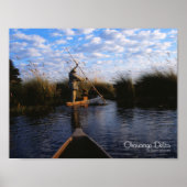 Poster Delta d'Okavango (Devant)