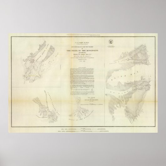 Poster Delta du Mississippi (Devant)